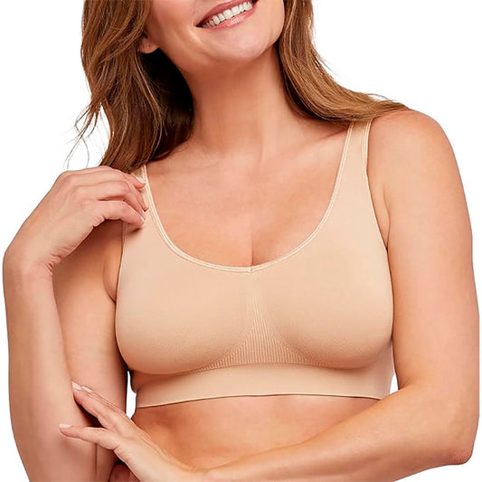 Bali womens One Smooth Bralette Underwear, Nude, X-Large US