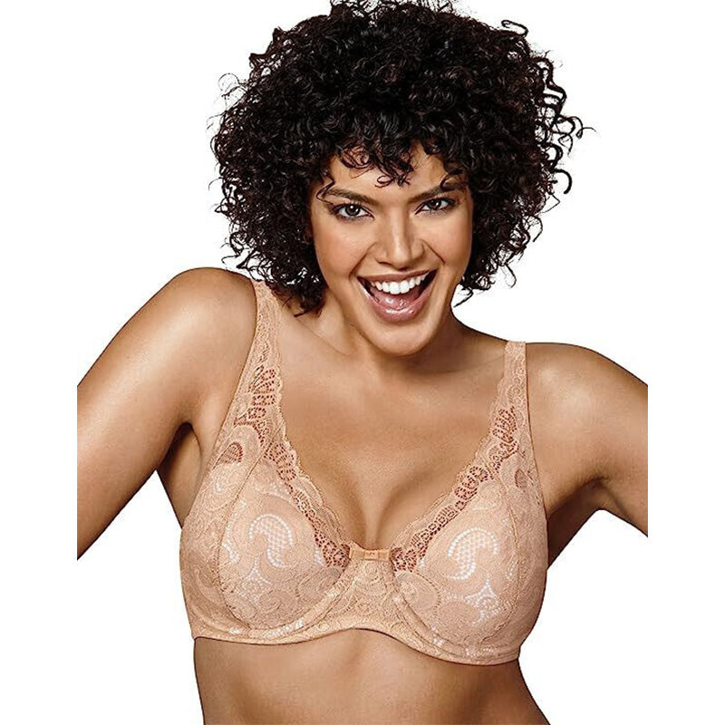 Playtex Love My Curves Thin Foam W/Lace Underwire Ivory 44DDD
