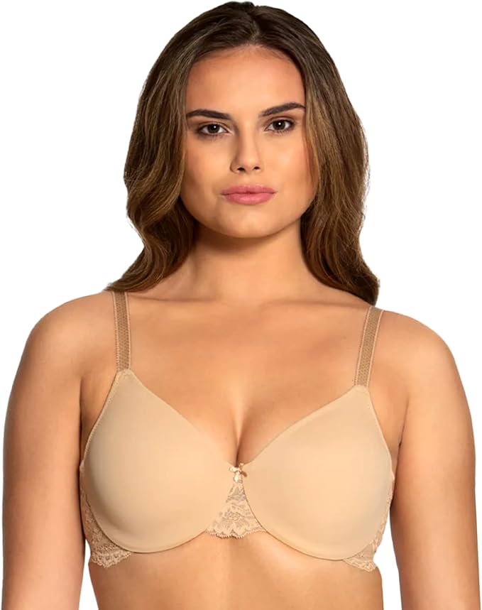 DOMINIQUE Lena Lace Minimizer Bra Seamless Full Figure Underwire BEIGE 42B