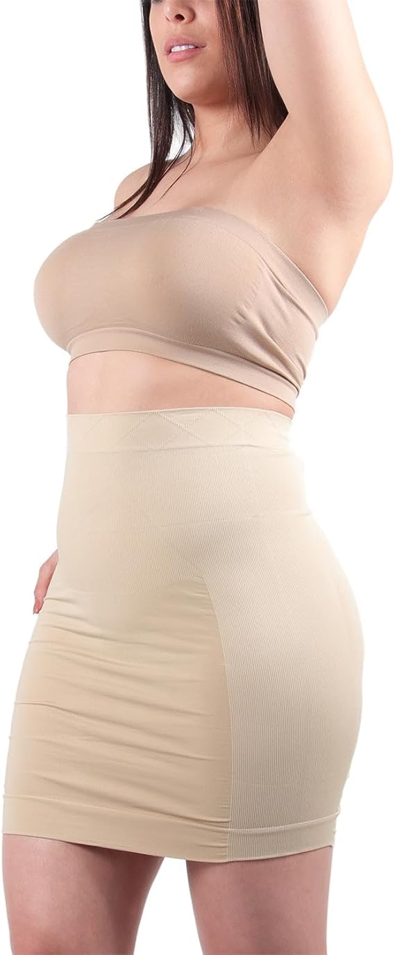 MEMOI Shapewear Slip for Under Dresses BEIGE M