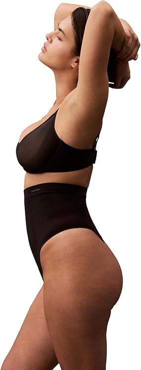 CALVIN KLEIN Shapewear Secure Sculpt High-waist Thong Panty BLACK L