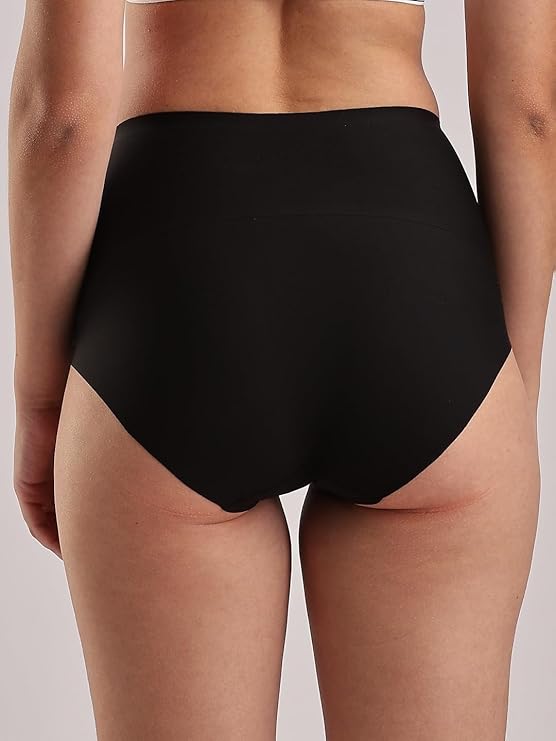 CALVIN KLEIN Shapewear Second Skin Smoothing High-waist Brief BLACK L