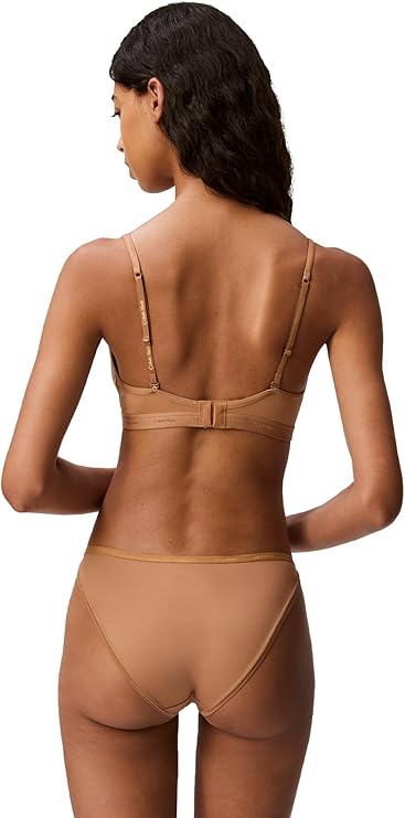 NWD CALVIN KLEIN Form to Body Lightly Lined Triangle Bralette RUSSET L