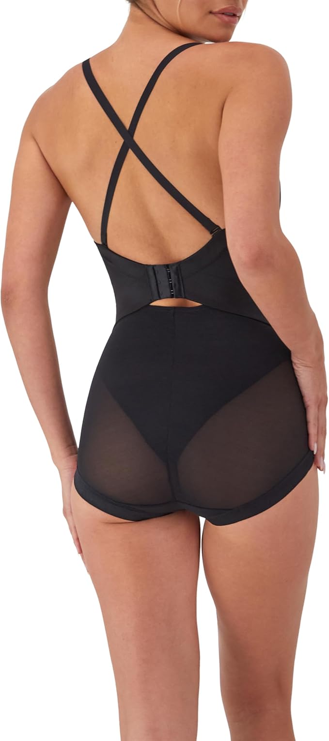 MAIDENFORM Ultra Firm Control Body Shaper BLACK 36DD