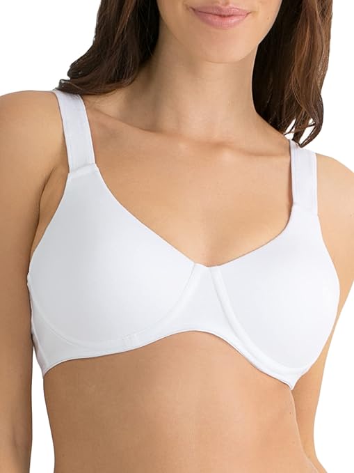 FRUIT OF THE LOOM Anti-Gravity Wire-Free Bra WHITE 38C