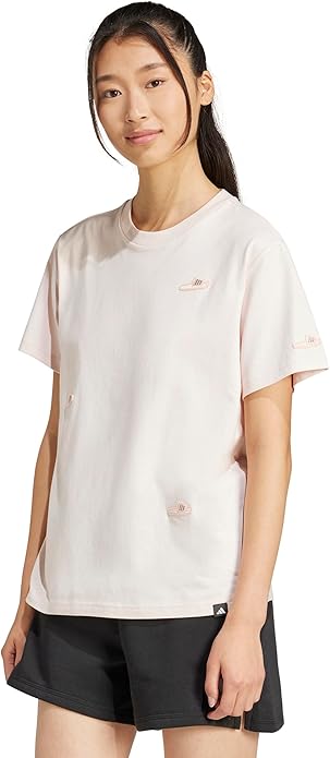 ADIDAS Lounge Graphic T-Shirt WONDER QUARTZ M