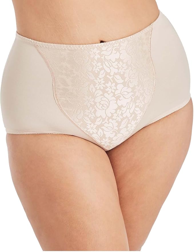 BALI Shapewear Double Support Light Control Brief SOFT TAUPE 2XL