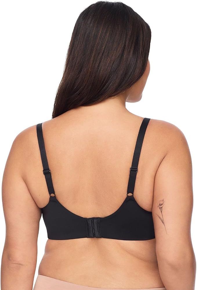 OLGA Plus Size Cloud 9 Underwire Contour Lace Bra BLACK 38C
