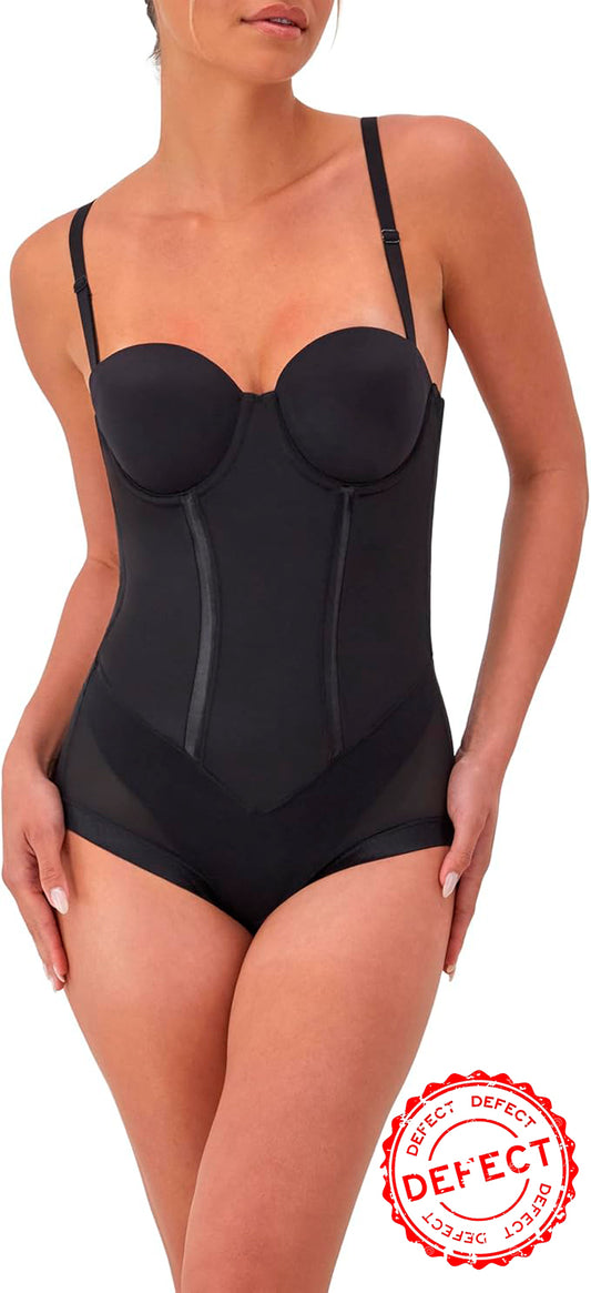 NWD MAIDENFORM Built-in Bra Anti-static shapewear bodysuits BLACK 40DD