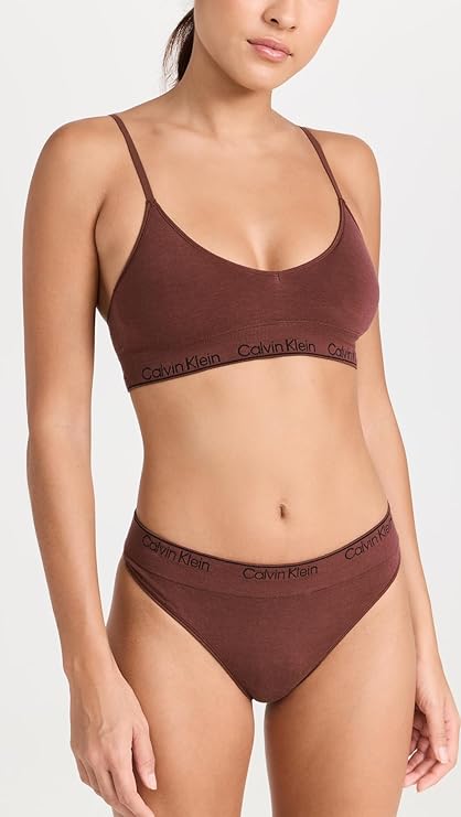 CALVIN KLEIN Modern Cotton Naturals Thong BROWN XL