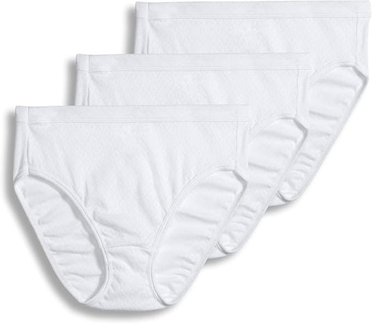 JOCKEY Underwear Plus Size Elance Hipster - 3 Pack WHITE 8