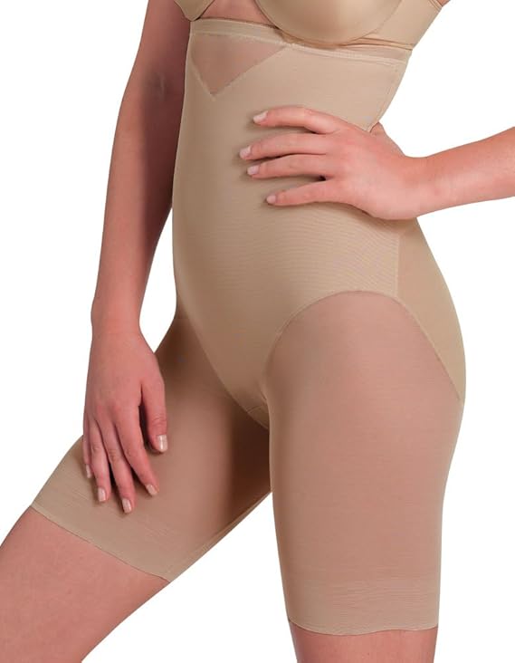 MIRACLESUIT Shapewear Hi-Waist Thigh Slimmer NUDE 2X