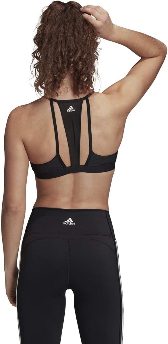 ADIDAS All Me 3-Stripes Mesh Bra BLACK 2XS