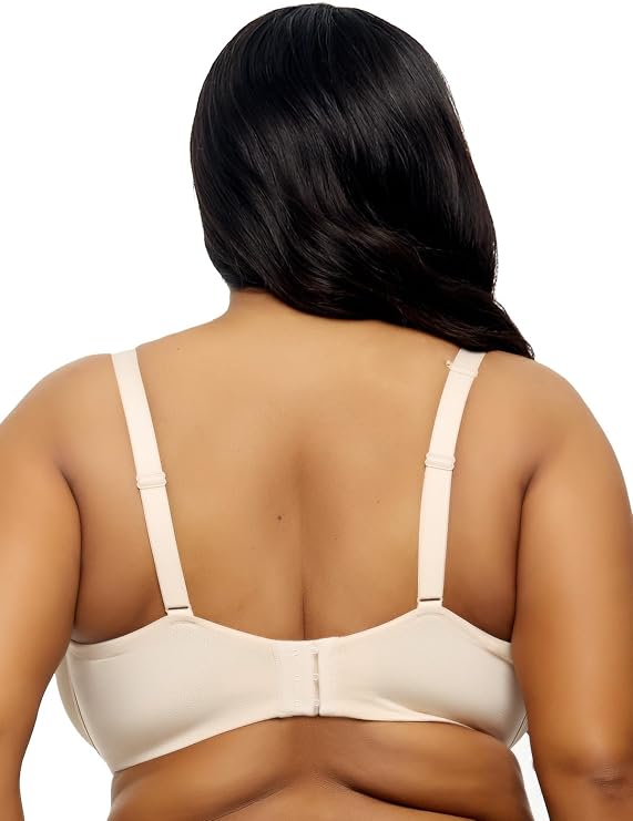 FELINA Versafit Breathable T-Shirt Bra Seamless Demi Coverage BARE 32G
