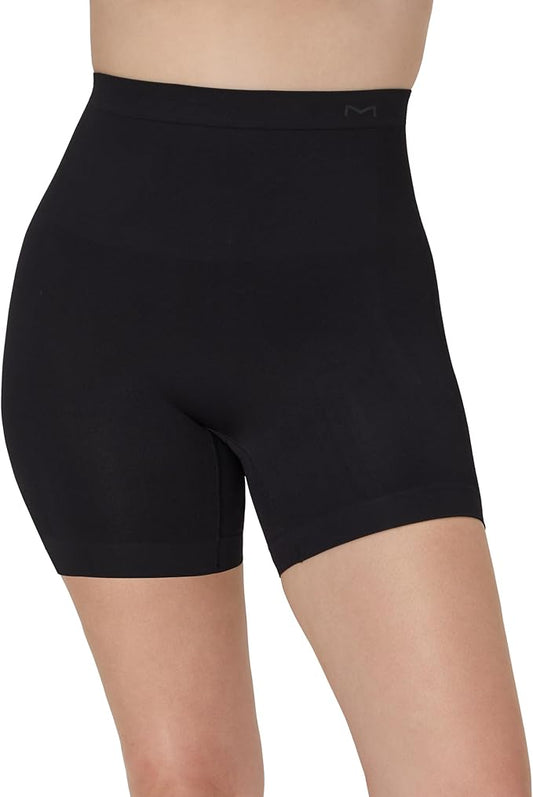 MAIDENFORM Seamless Shapewear, Tummy Control Thigh Shaper Shorts BLACK XL