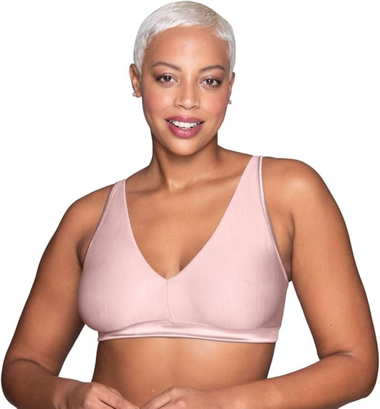 VANITY FAIR Illumination Wireless Bralette PINK S