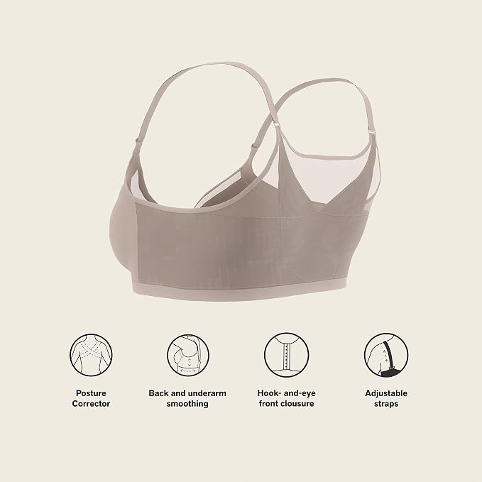 LEONISA Multi-Benefit – Posture Corrector Bra BEIGE 40C