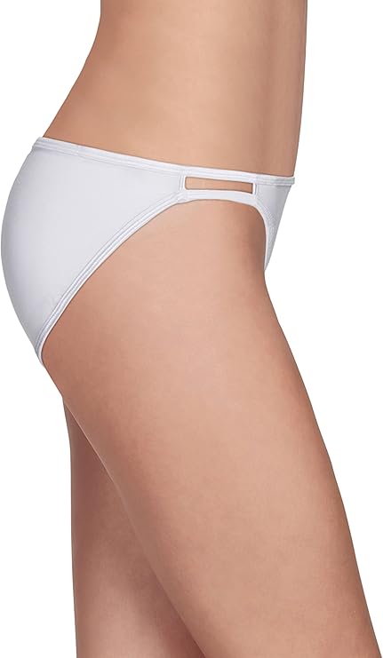 VANITY FAIR Illumination String Bikini Panties WHITE XL