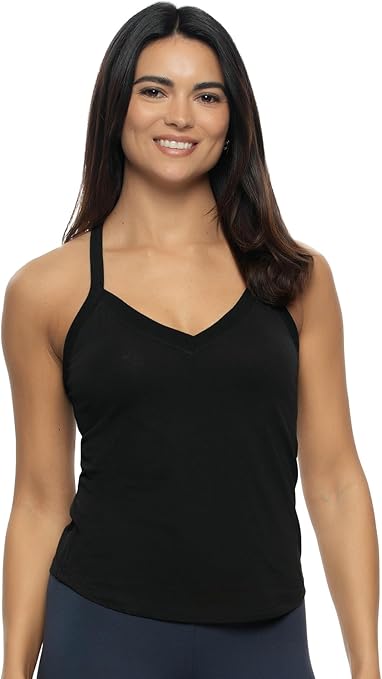 FELINA Pima Cotton Racerback BLACK M