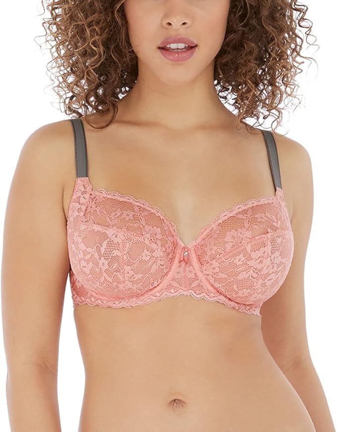 FREYA Offbeat Underwire Side Support Bra ROSEHIP 34F
