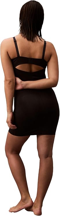 CALVIN KLEIN Shapewear Stay-Put Compression Sculpting Stretch Slip BLACK XL