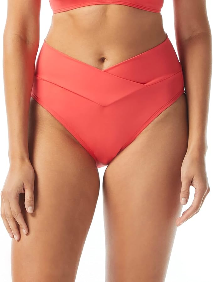 COCO REEF Serene Cross Over Bikini Bottoms PAPAYA L