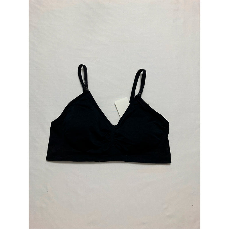 Motherhood Maternity Maternity Seamless Clip Down Nursing Bra Black XL