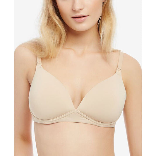 Motherhood Maternity Full-Coverage Clip-Down Nursing Bra Nude 40D