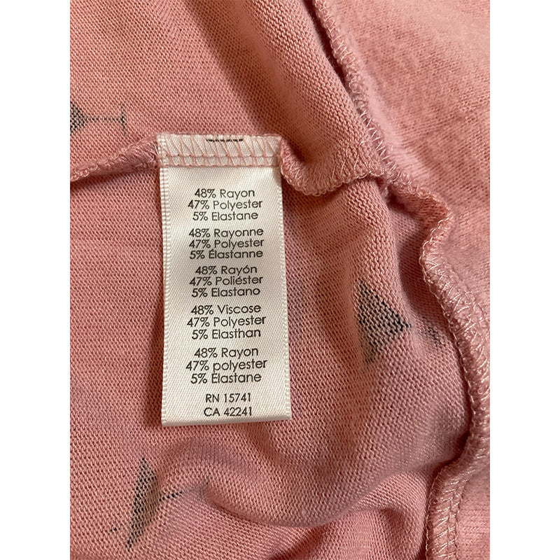 Insomniax Butter Jersey Long Sleeve Crewneck Pajama Top Blush M