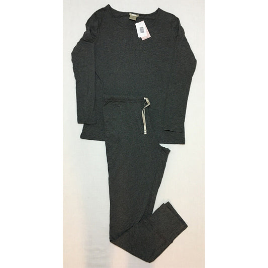 Ink & Ivy Heathered Lounge Set Gray L