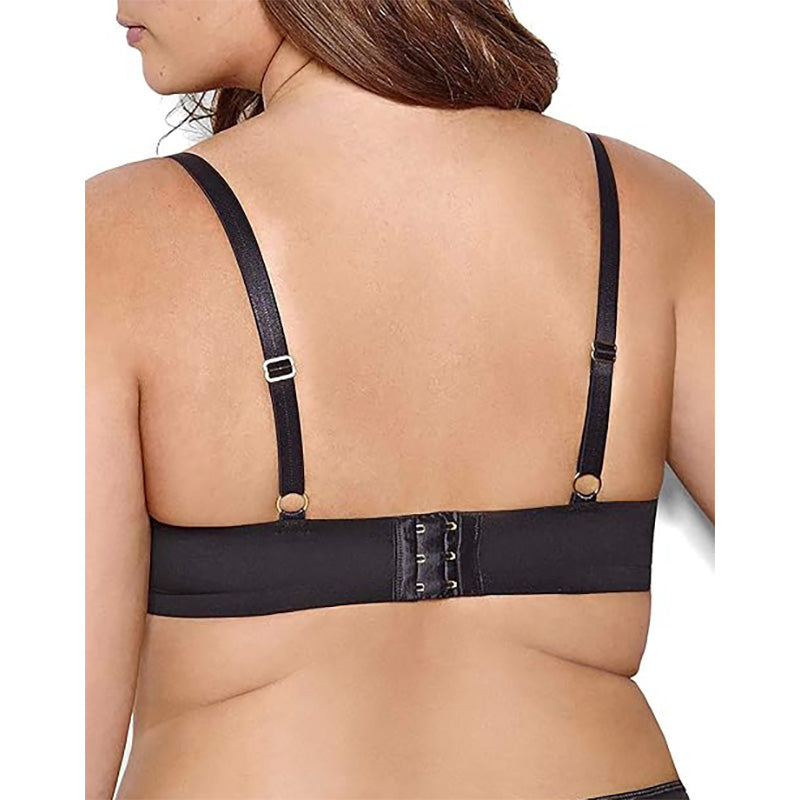 Ashley Graham Diva Lightly Padded Balconnet Bra 38C/Black