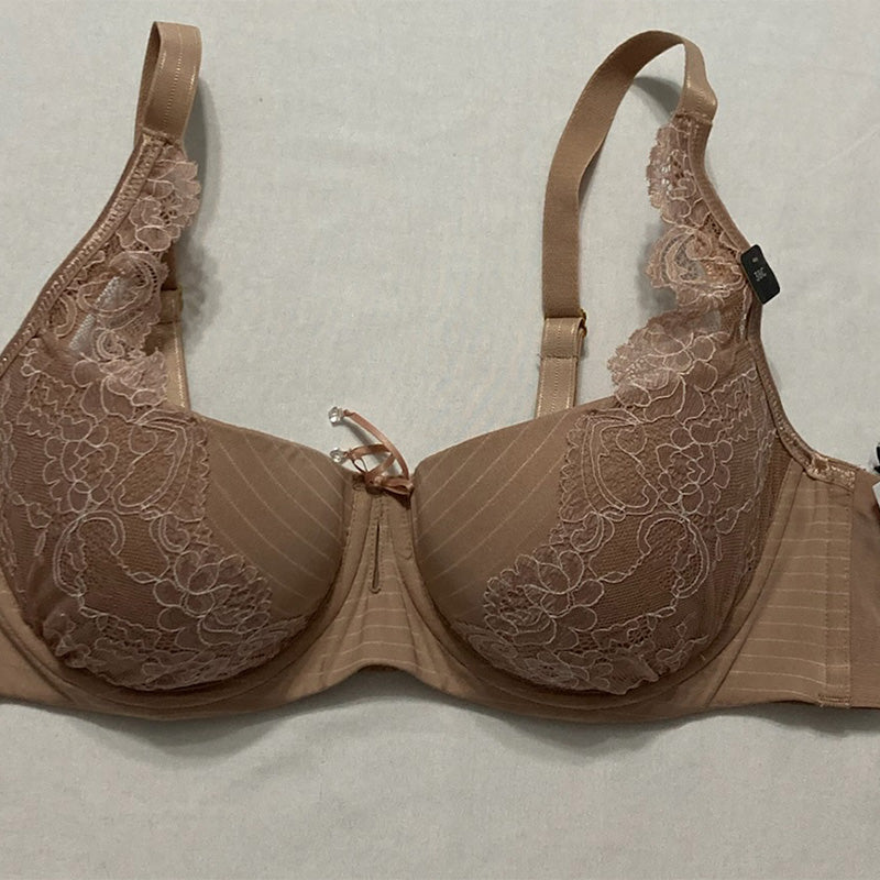 Ashley Graham Diva Lightly Padded Balconnet Bra 38C/Cappuccino