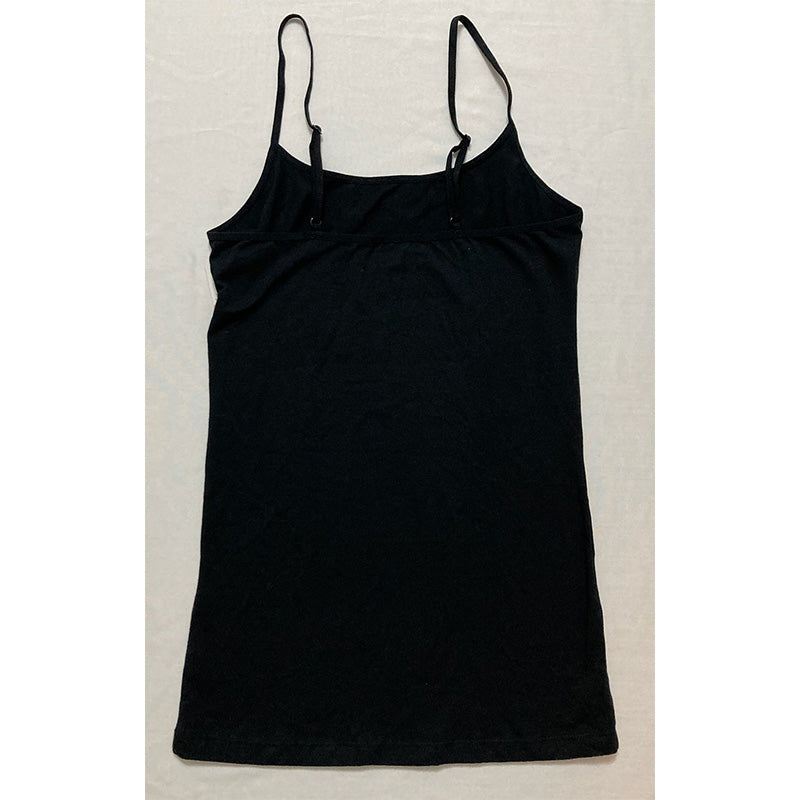 Jenni Intimates Black Cotton Blend Everyday Camisole Black S