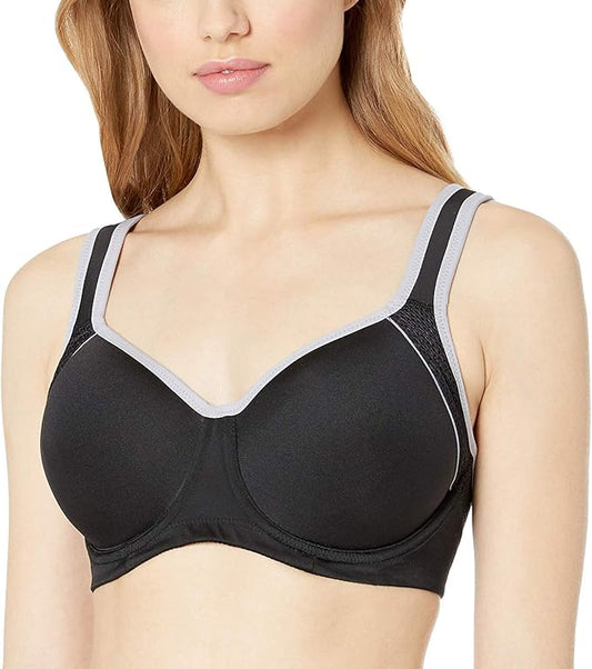 WACOAL Plus Size Sport Contour Underwire Bra BLACK 38DD