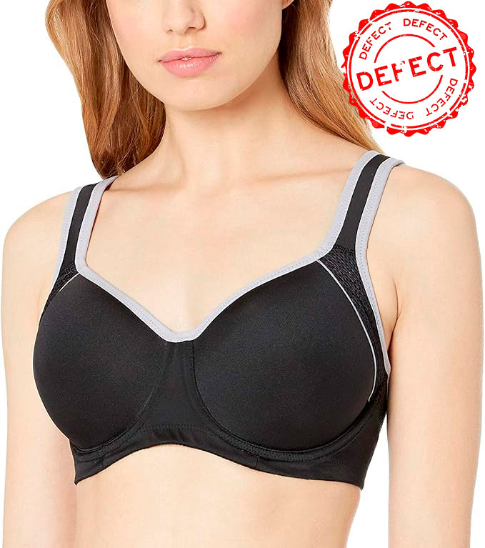NWD WACOAL Sport Contour Convertible BLACK 36DDD