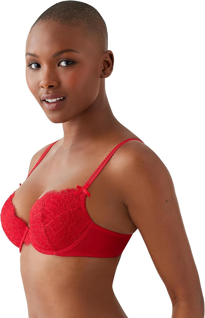 B.TEMPT´D Lace Demi Contour Underwire Bra RED 36D
