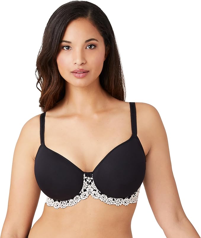 NWD WACOAL Embrace Lace Contour Bra BLACK 38DD