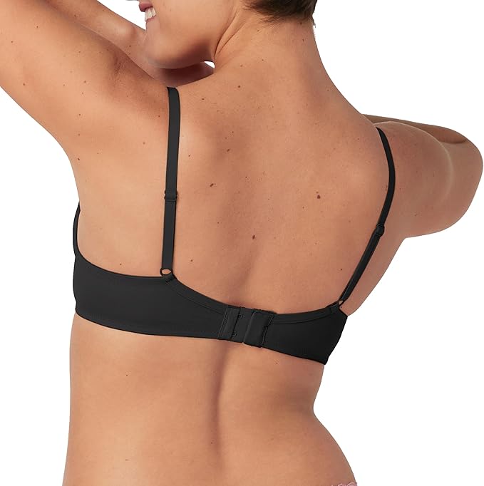 MAIDENFORM Love The Lift Lace Demi Push-Up BLACK PEACH 38C