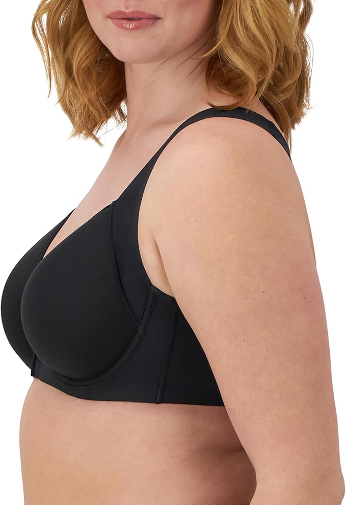 BALI One Smooth U Posture Boost W/Eversmooth Back Underwire Bra BLACK 38DD