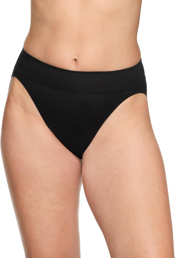 WARNER'S No Pinching No Problems Dig-free Mid-waist 3-pack BLACK L