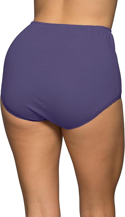 VANITY FAIR Perfectly Yours Traditional Nylon Brief Panties ASSORTED