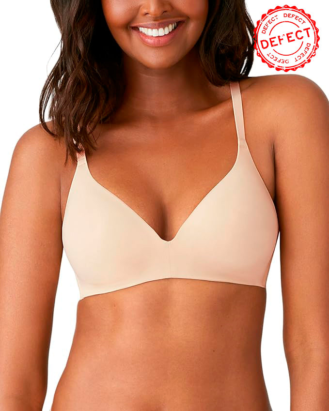 NWD WACOAL Comfort Lightly Padded Mid Coverage Wire Free T-Shirt Bra SAND 38D