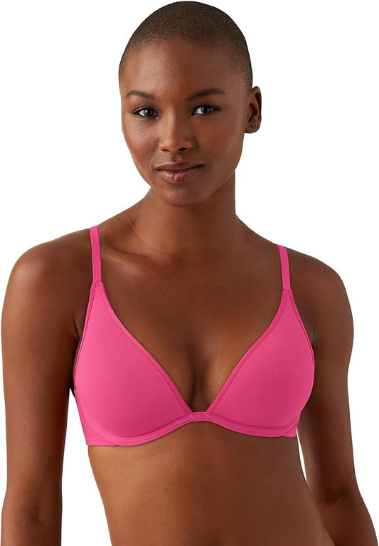 B.TEMPT´D Cotton to a Tee Plunge Convertible T-Shirt Bra PINK 36DD