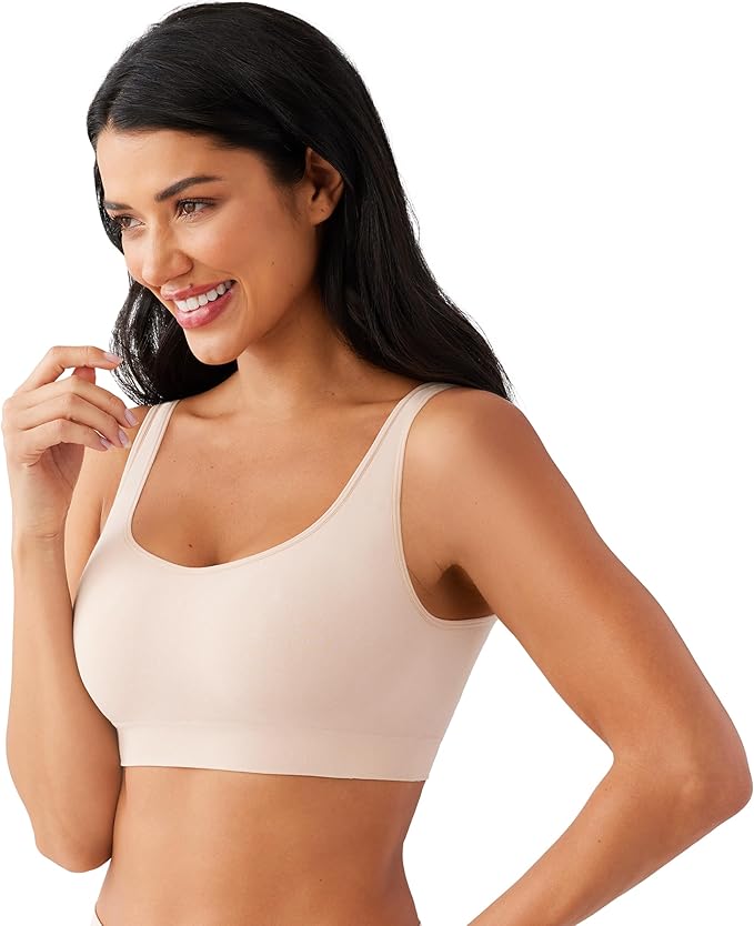 NWD WACOAL Feeling Flexible Seamless Full Busted Bralette ROSE M