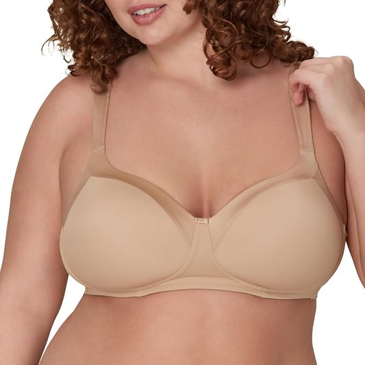 PLAYTEX Coverage Wireless T-Shirt Bra TAUPE 40C