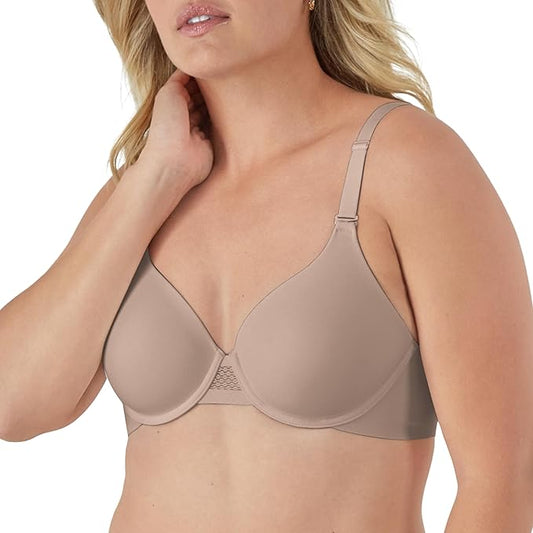 BALI Ultimate Smoothing Underwire T-Shirt Bra BROWN 34DD