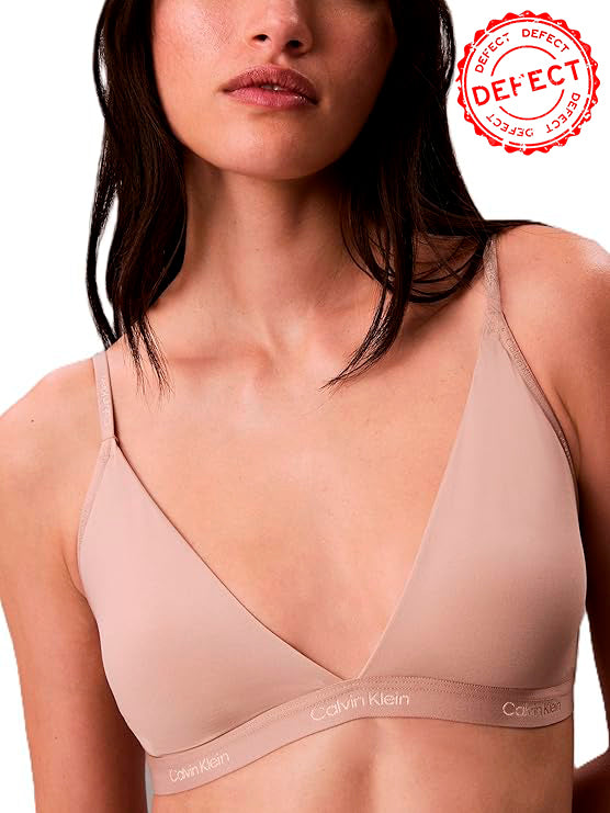 NWD CALVIN KLEIN Form to Body Lightly Lined Triangle Bralette CEDAR L
