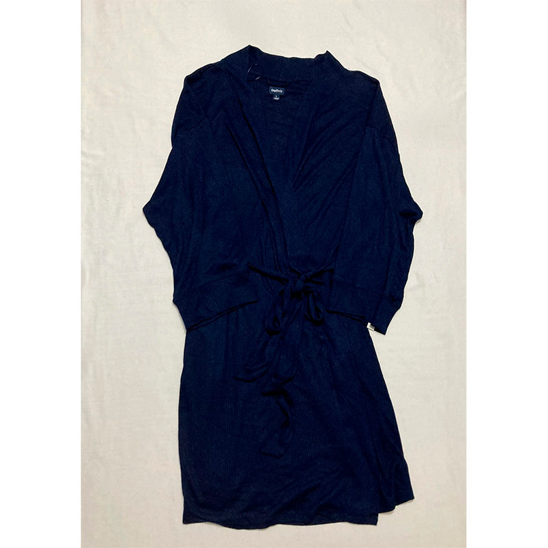 NWD GAPBody Long-Sleeve Ribbed Belted Robe L