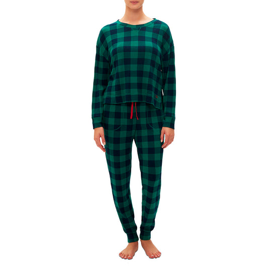 GapBody 2-Pc. Long-Sleeve Jogger Pajamas Set M