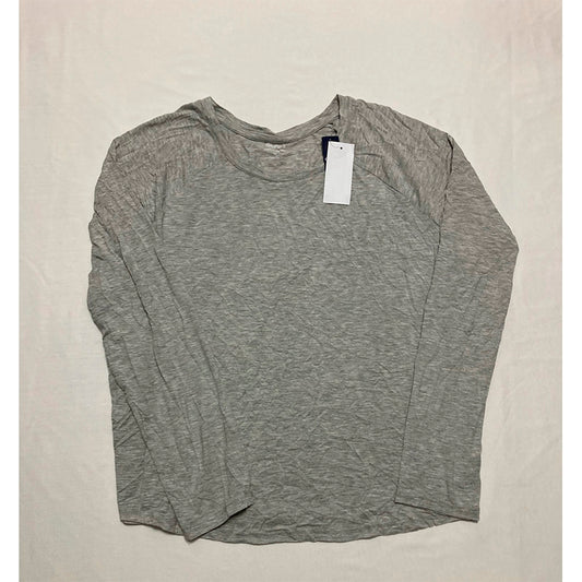 Gapbody Pajama Top Only Long Sleeve Grey XL